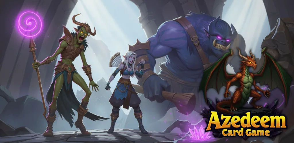 Azedeem: Card Game key art