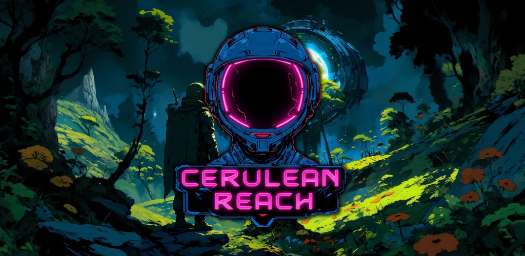 Cerulean Reach: 2D Shooter key art